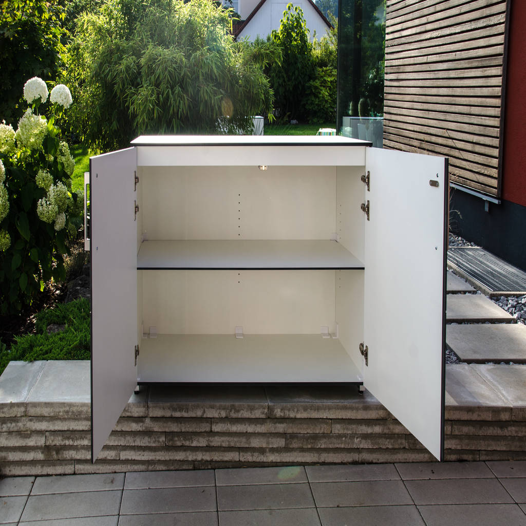 Wetterfest und praktisch der win gartenschrank, designgarten gmbh