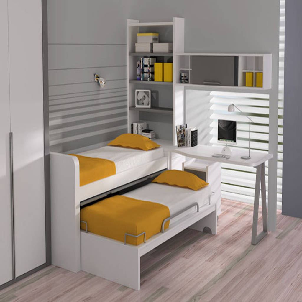 Cama nido móvil con somier inferior extraíble homify