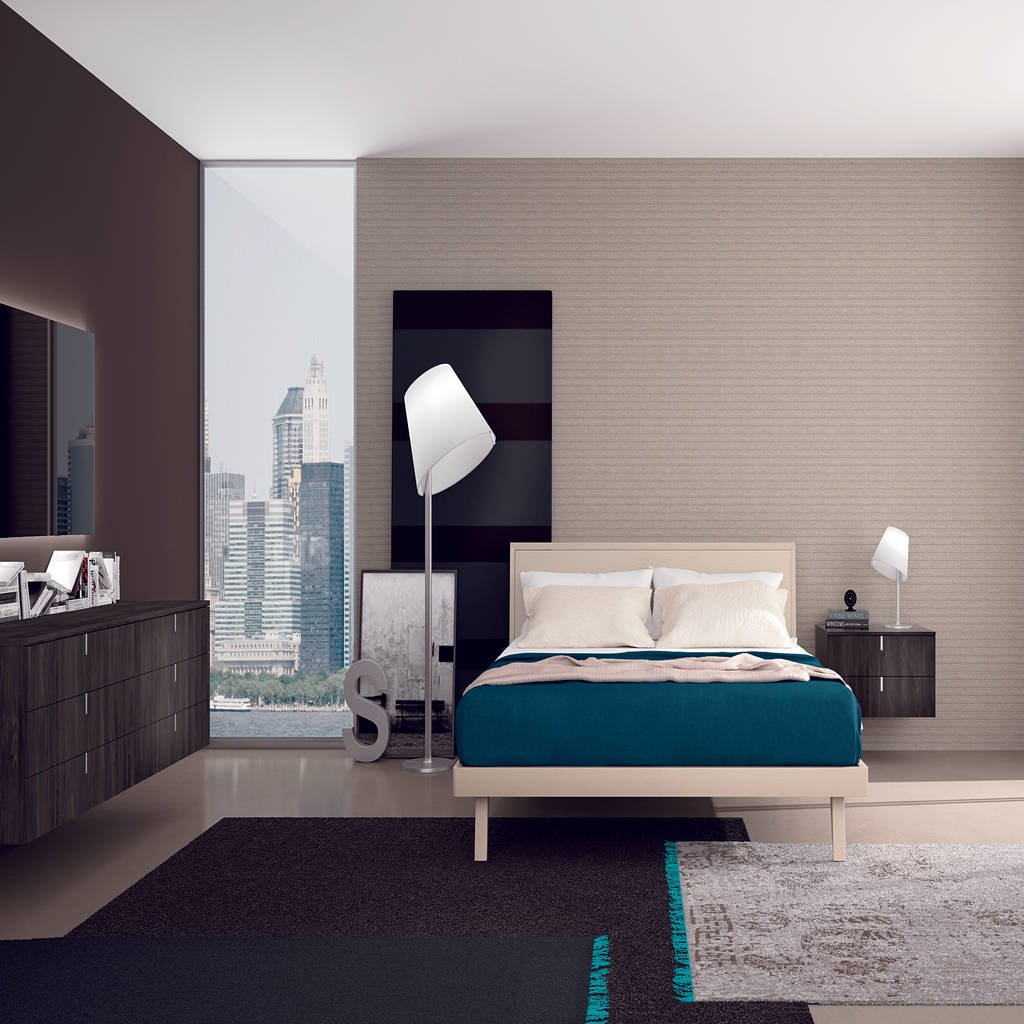 Commercialeitalia tarz yatak odası, modern homify
