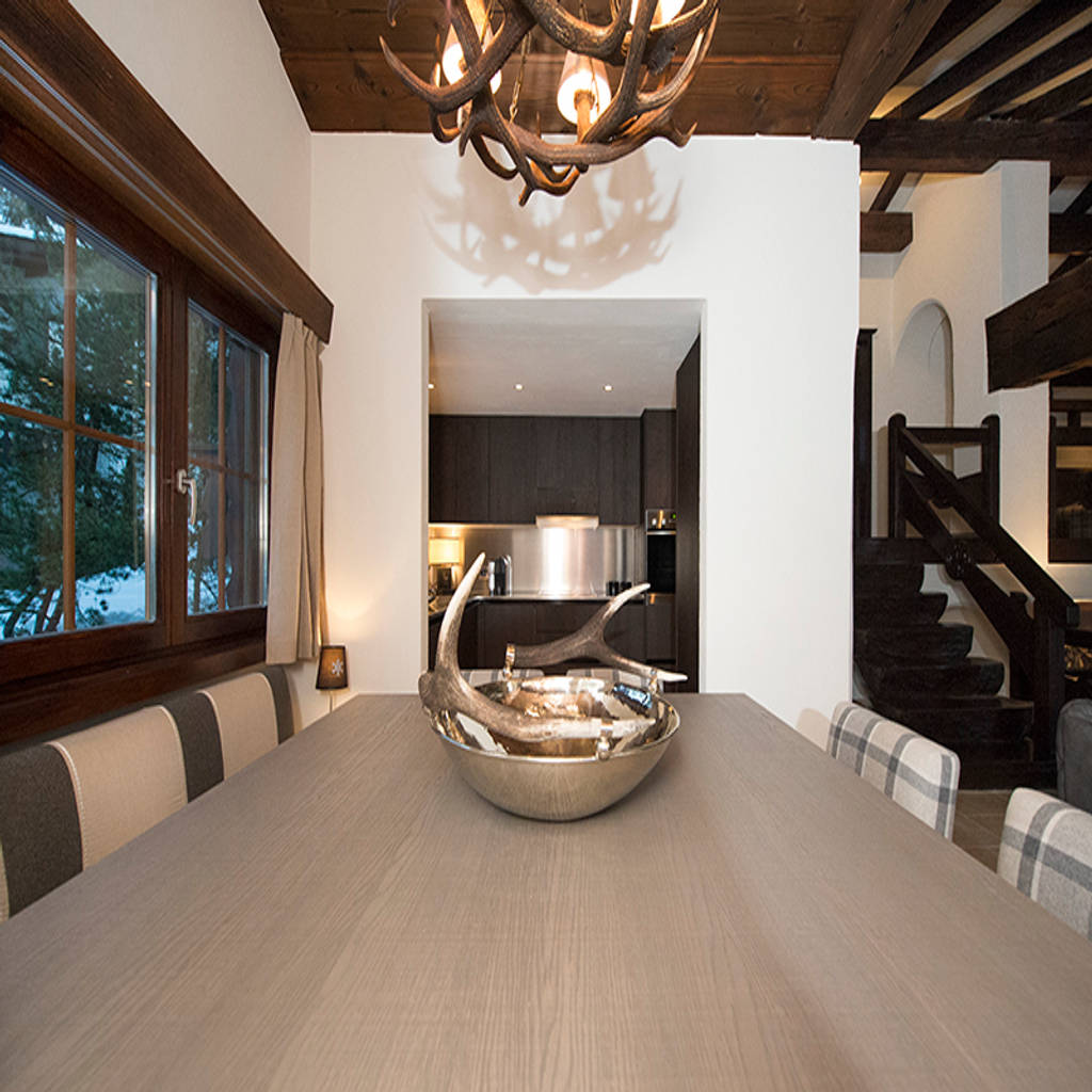 Chalet Umbau Rustikale Hauser Von Martinuzzi Interiors