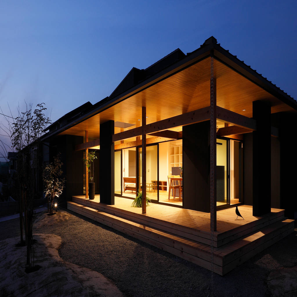 каркасные дома в японском стиле