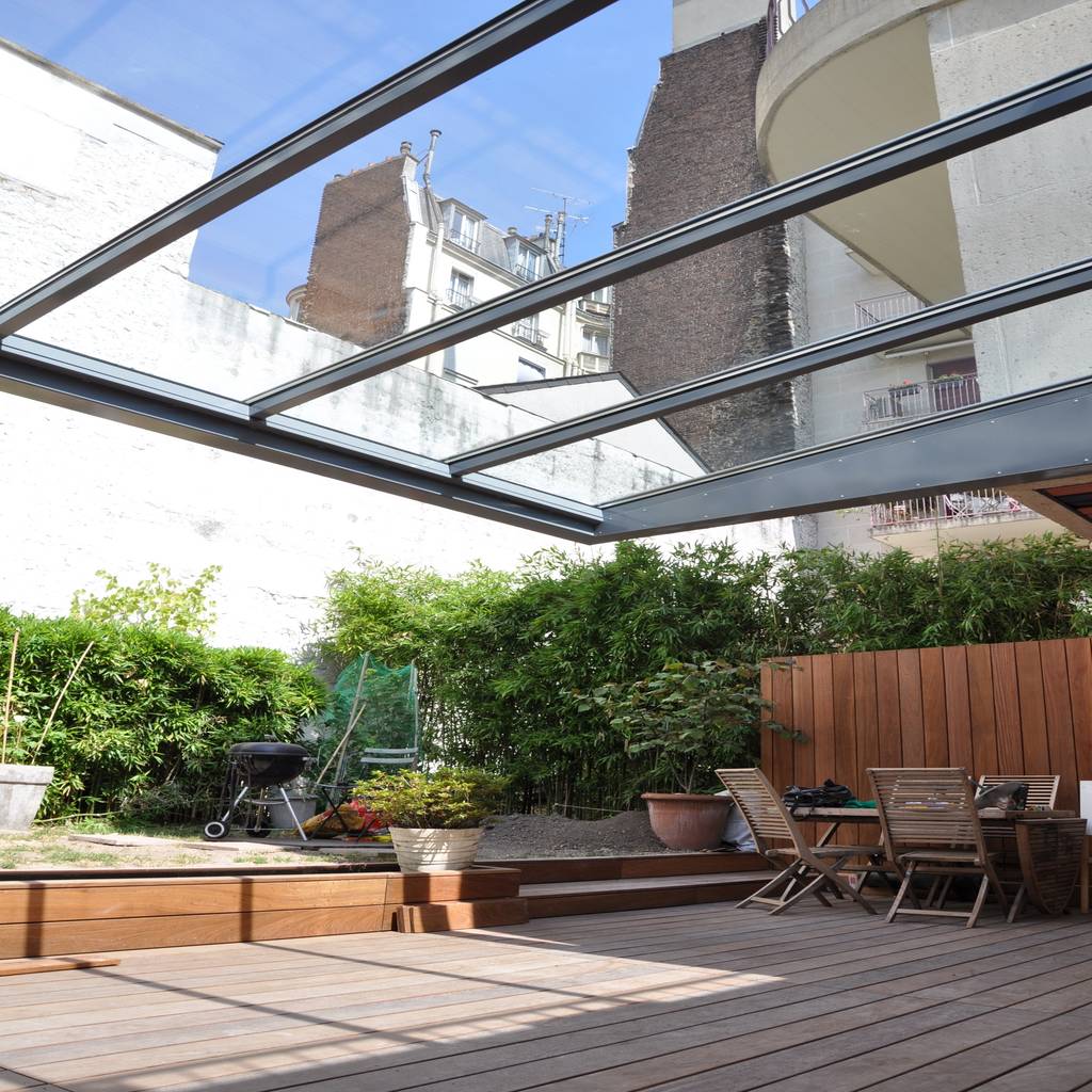 Verrière extérieure la traverse architecture balcon, veranda & terrasse