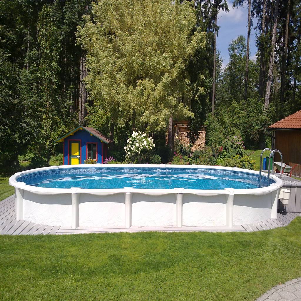 Hochwertige stahlwandpools mit langer haltbarkeit, pool + wellness city