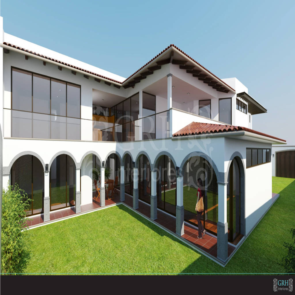 Casa alzatí grh interiores casas coloniales | homify