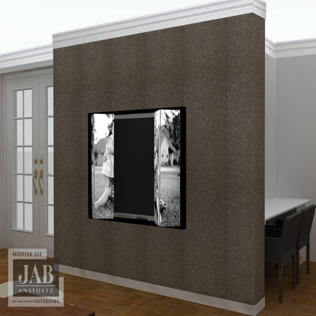 Spiksplinternieuw Tv oplossing achter schilderij klassieke woonkamers van house of GD-74