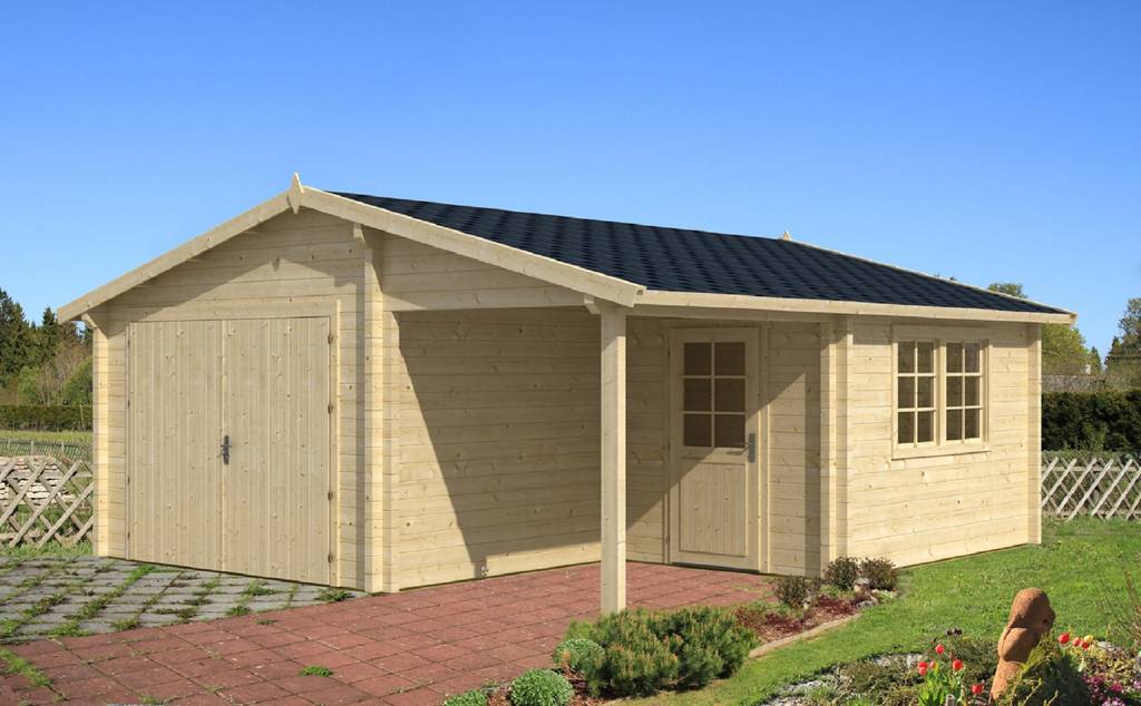 Garaje de madera «carla 70» bricojardin on line slu garajes