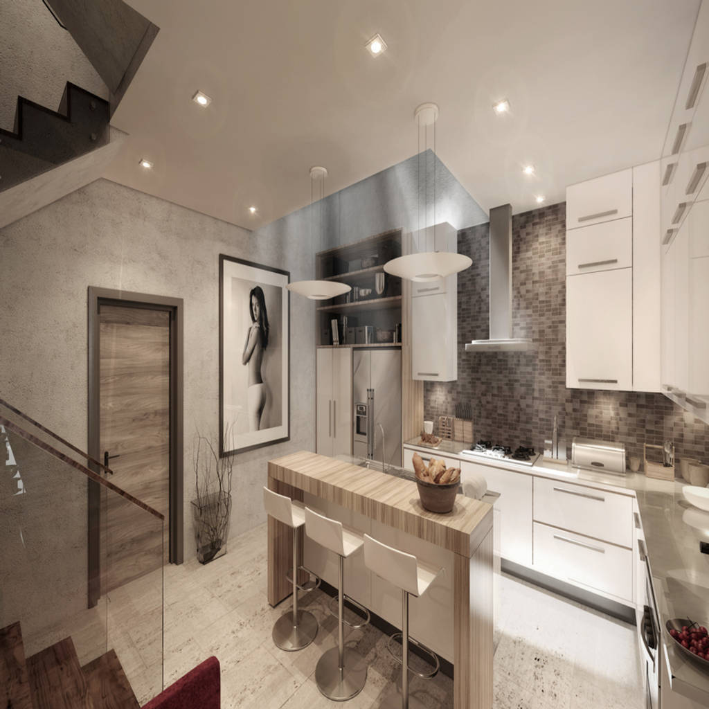 Natural light design studio 廚房 | homify
