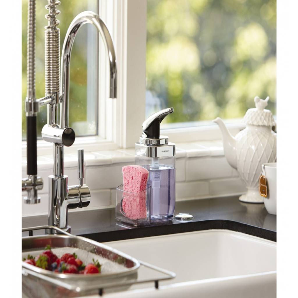 Square push pump with caddy modern kitchen by simplehuman modern homify