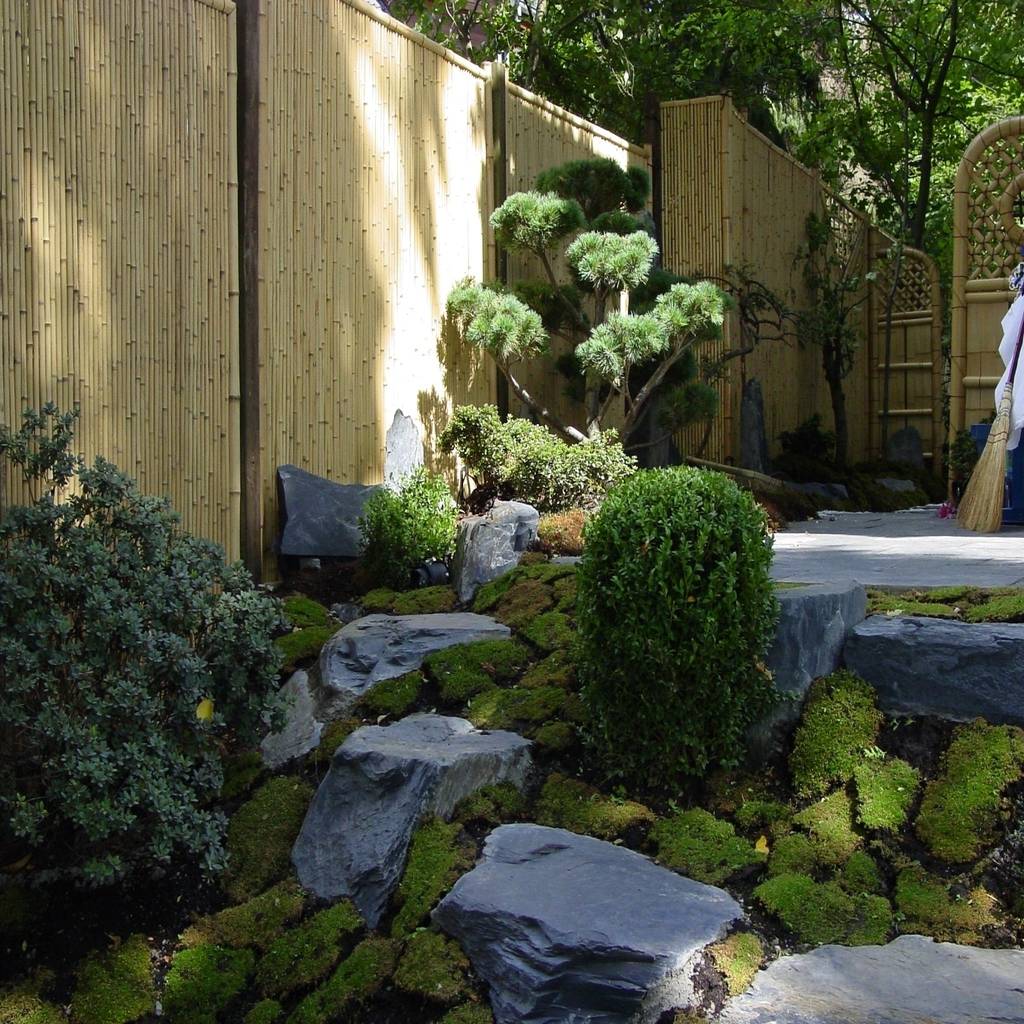Gartengestaltung unter anwendung der japanischen gartenkunst japan