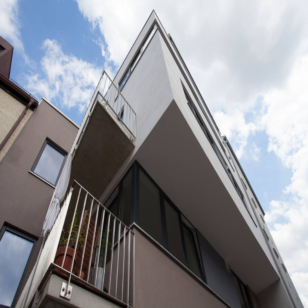 Hausecke moderne häuser von linner+richter - sachverständige und