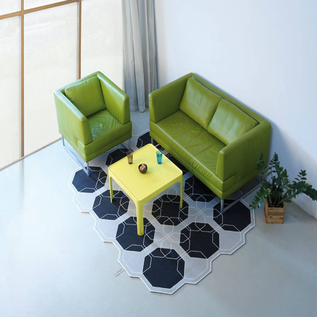 Octagon – 180 x 240 cm moderne wohnzimmer von flat´n - shape and style