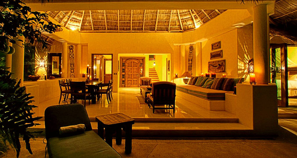 Rancho 3 pasillos, vestíbulos y escaleras rústicos de br arquitectos