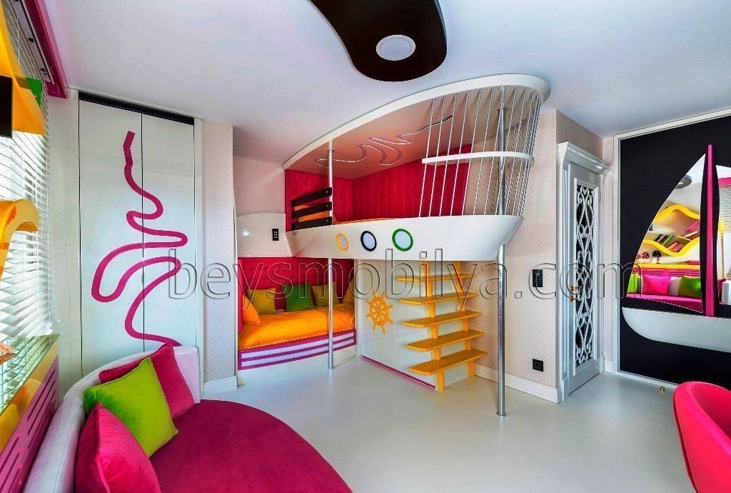 Özel genç odası tasarım ve uygulama (kişiye özel tasarım) akabe mobilya