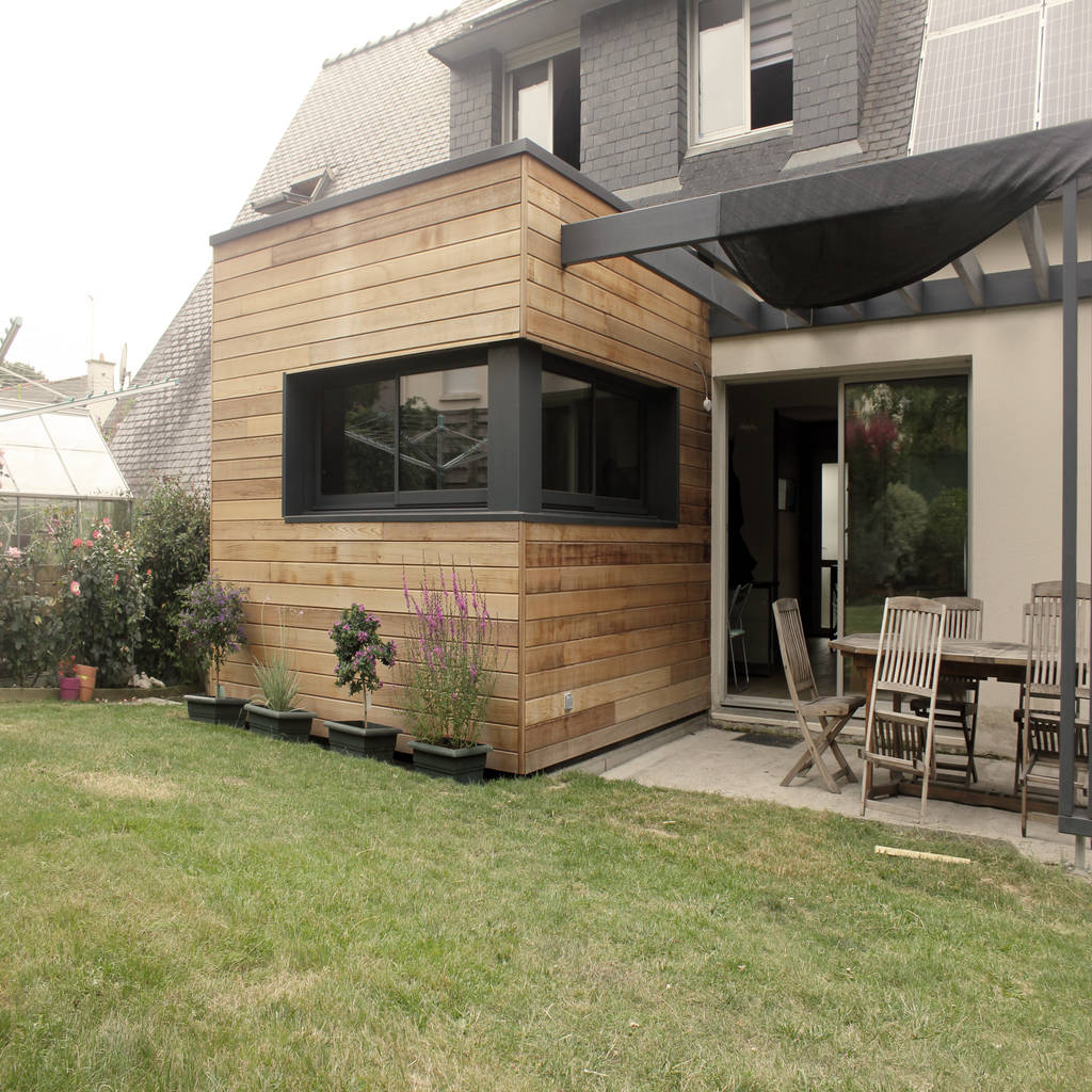 Petit cube maisons de style par fabrick d architecture Petit cube maisons de style par fabrick d architecture