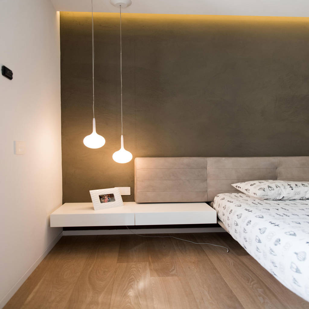 Attico r camera da letto in stile in stile minimalista di for Camera da letto e studio
