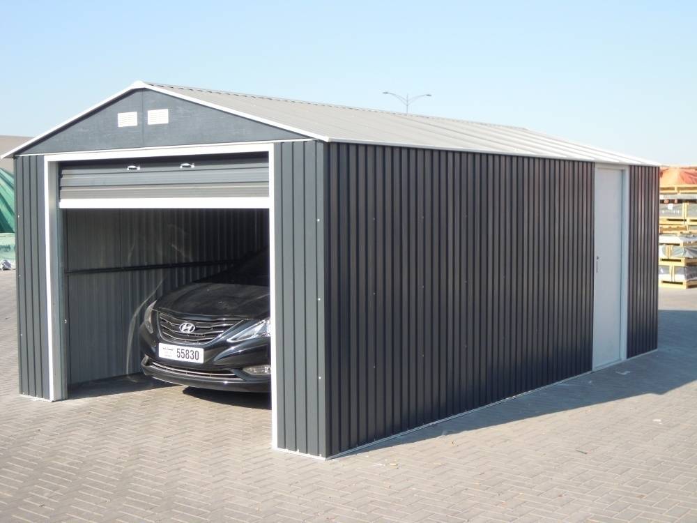 Industrial Style Garage Shed By France Abris Specialiste Abri De Jardin Garage Carport Industrial Homify