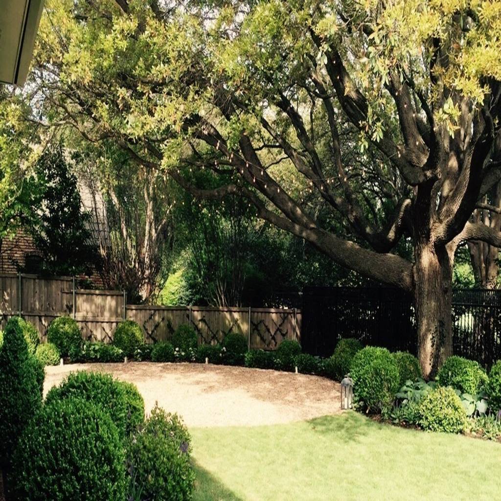 Detalle de jardín en dallas, texas, u.s.a jardines eclécticos de a.s
