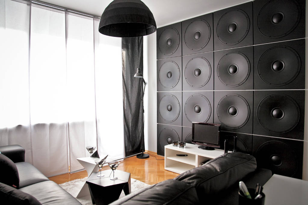 3d Wandpaneele Lautsprecher Motive Wandgestaltung Moderne Wohnzimmer Von Loft Design System Deutschland Wandpaneele Aus Bayern Modern Homify