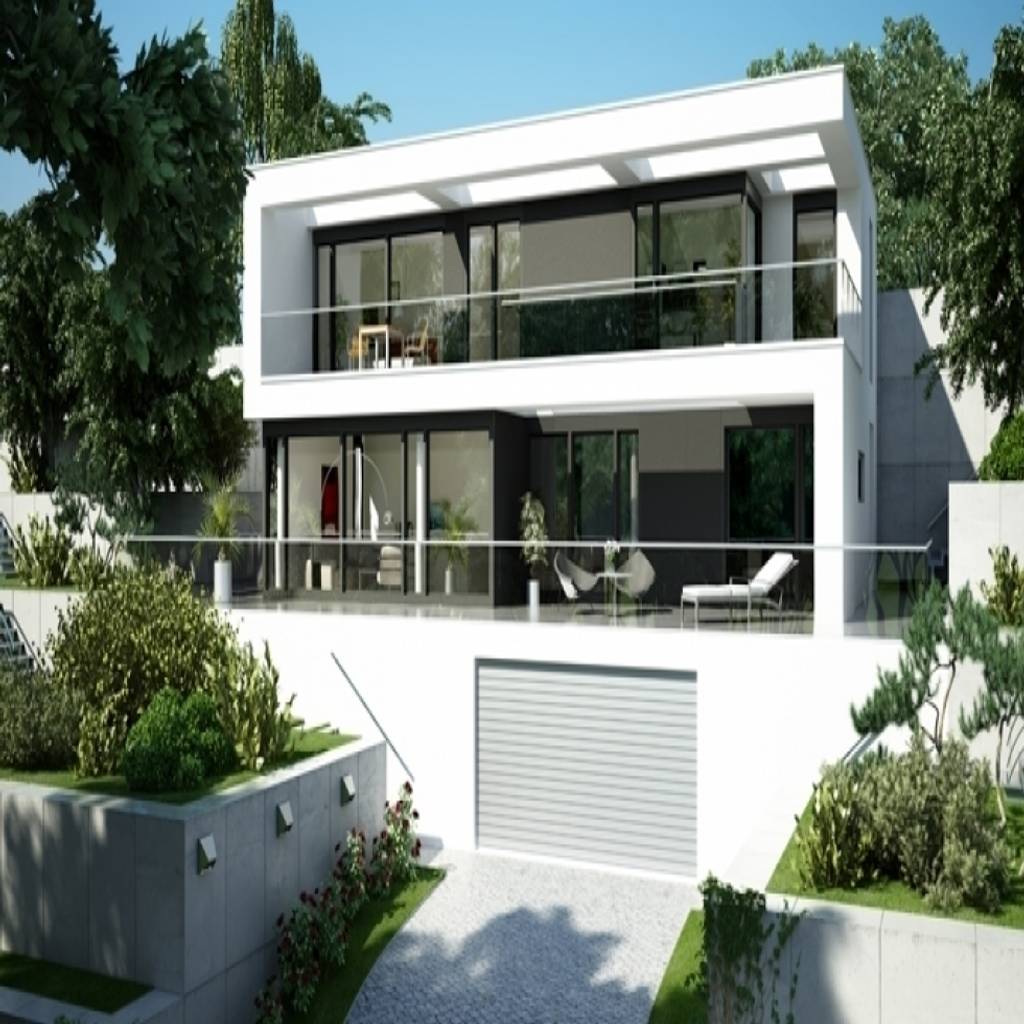 Hausentwurf villa im bauhausstil moderne häuser von okal haus gmbh ...