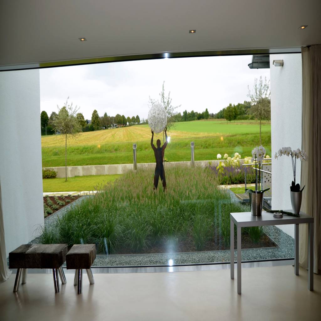 Sichtachsen und strenge konturen am feldrand ambiente gartengestaltung
