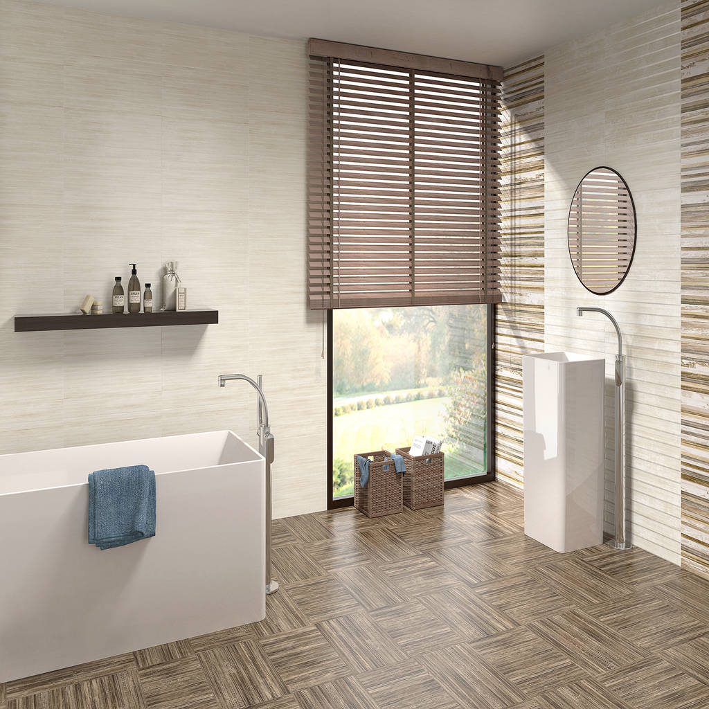 Serie earth – novedad cevisama 2015 baños modernos de azulev moderno