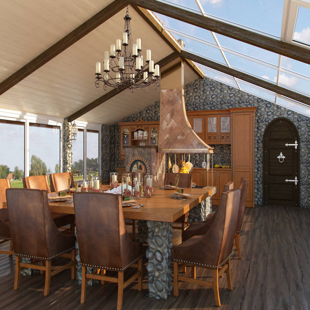 Студия дизайна интерьера маши марченко rustikale esszimmer | homify