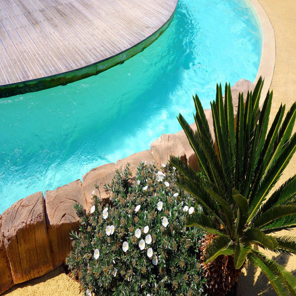 Piscina color verde caribe renolit alkorplan3000 piscinas de estilo de