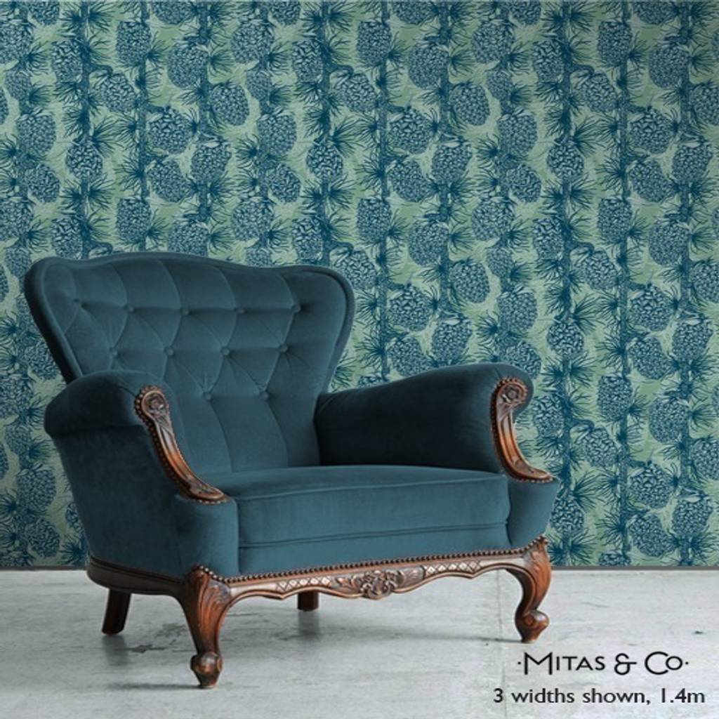 Pining away wallpaper, vintage mustard | homify