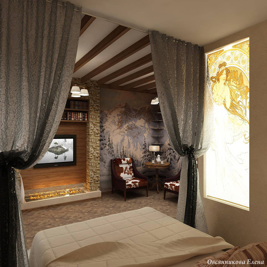 Dormitorios rústicos de елена овсянникова rústico | homify