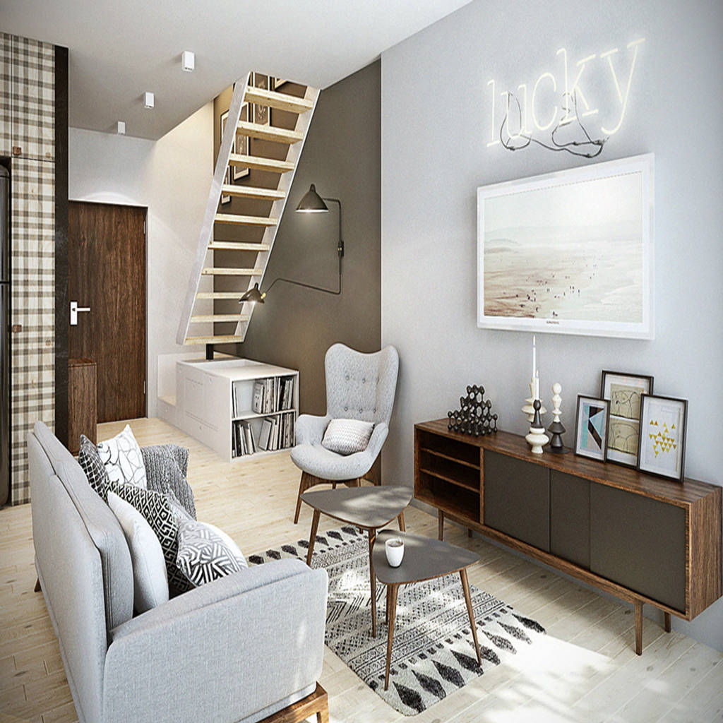 Skandinavische wohnzimmer von razoo-architekci ...