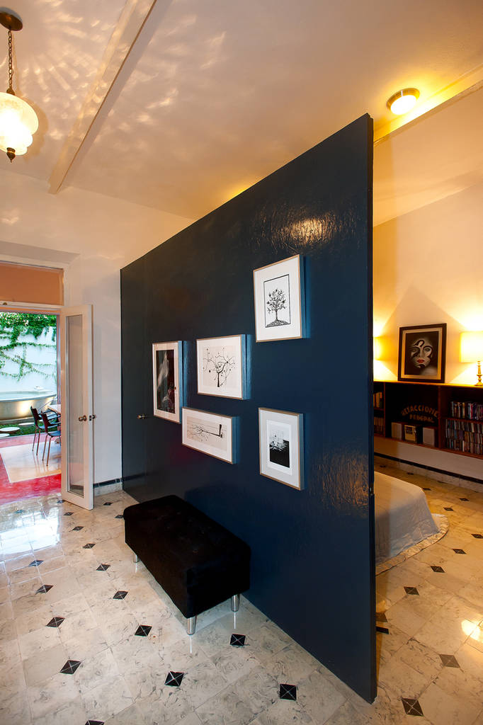 Casa santiago 49 pasillos, vestíbulos y escaleras modernos de taller