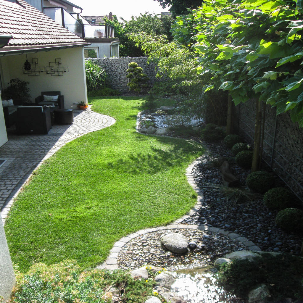 Designergarten im asiatischen stil, gardscape private gardens by