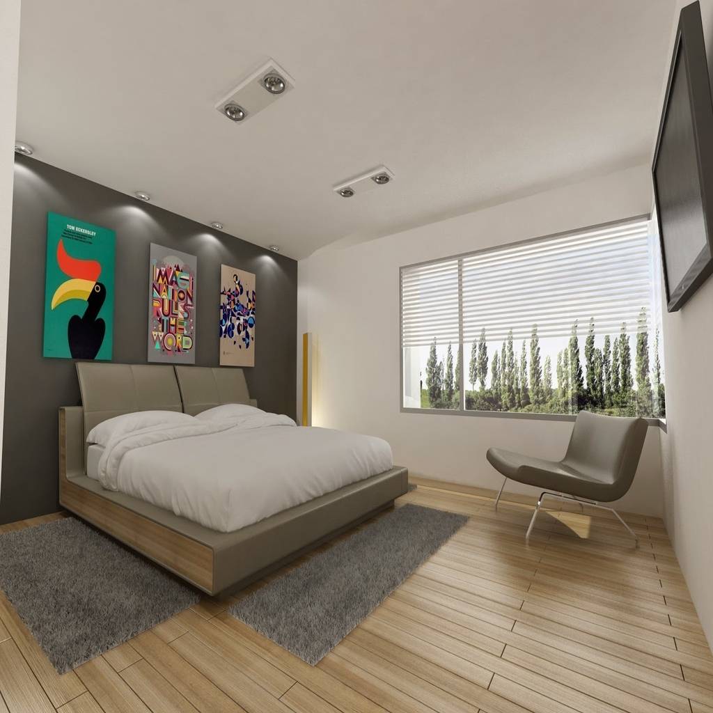 vivienda unifamiliar en plottier neuquen patagonia dormitorios de estilo moderno por chazarreta - Dormitorios Decoracion vivienda unifamiliar en plottier neuquen patagonia dormitorios de estilo moderno por chazarreta - Dormitorios Decoracion