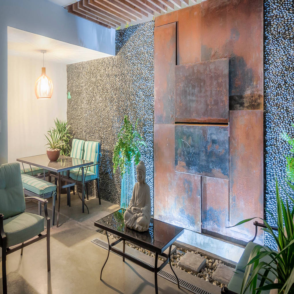 Patio i sa: casas de estilo por sztuka laboratorio creativo de