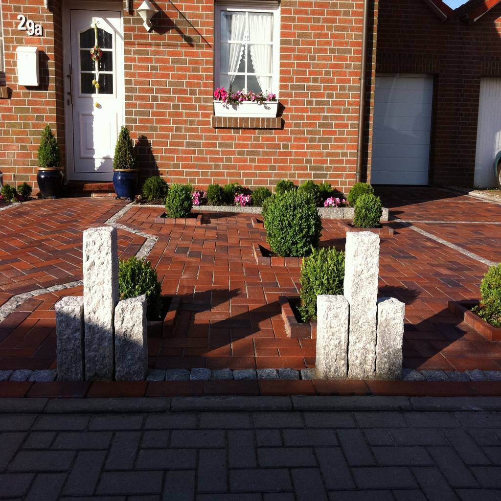 Hauseingänge ihre visitenkarte , fischer gartenund landschaftsbau