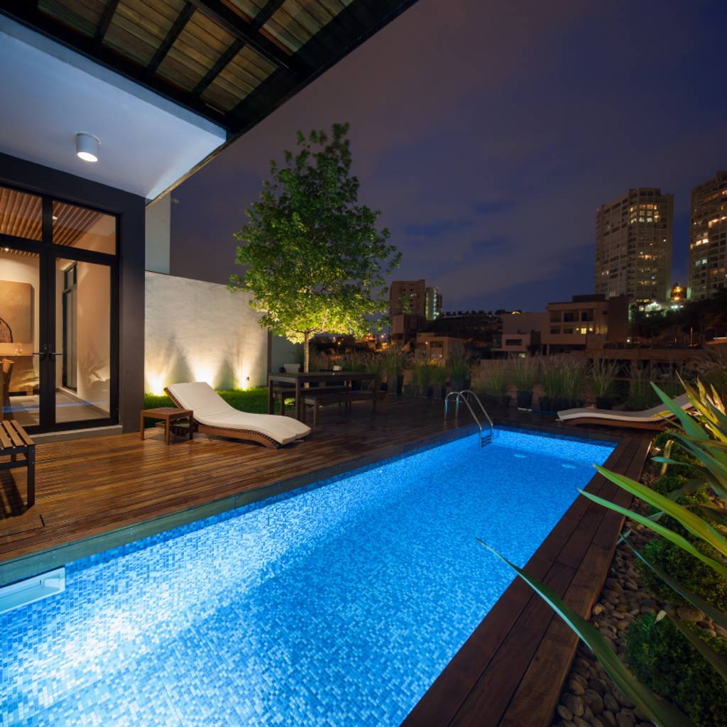 Casa ming albercas modernas de lgz taller de arquitectura moderno