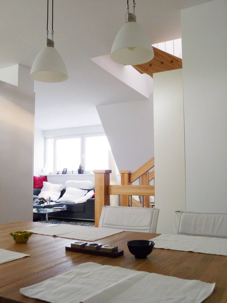 Essplatz Mit Blick Auf Wohbereich Klassische Wohnzimmer Von