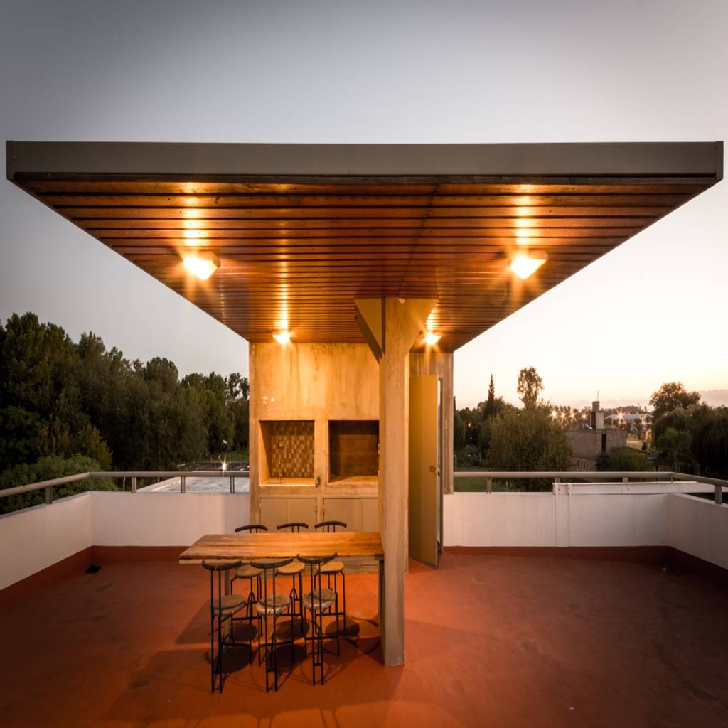 Casa la santina balcones y terrazas modernos: ideas, imágenes y