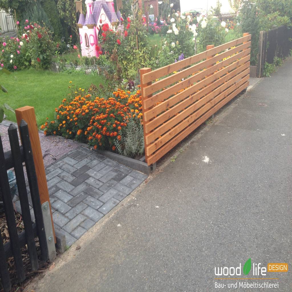 Balkon & gartenzaun als sonderanfertigung woodlifedesign moderner