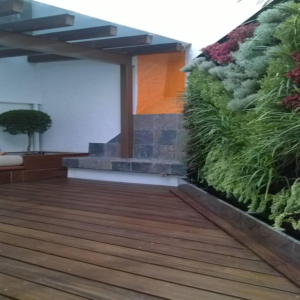 Roof gardens f.arquitectos balcones y terrazas modernos | homify