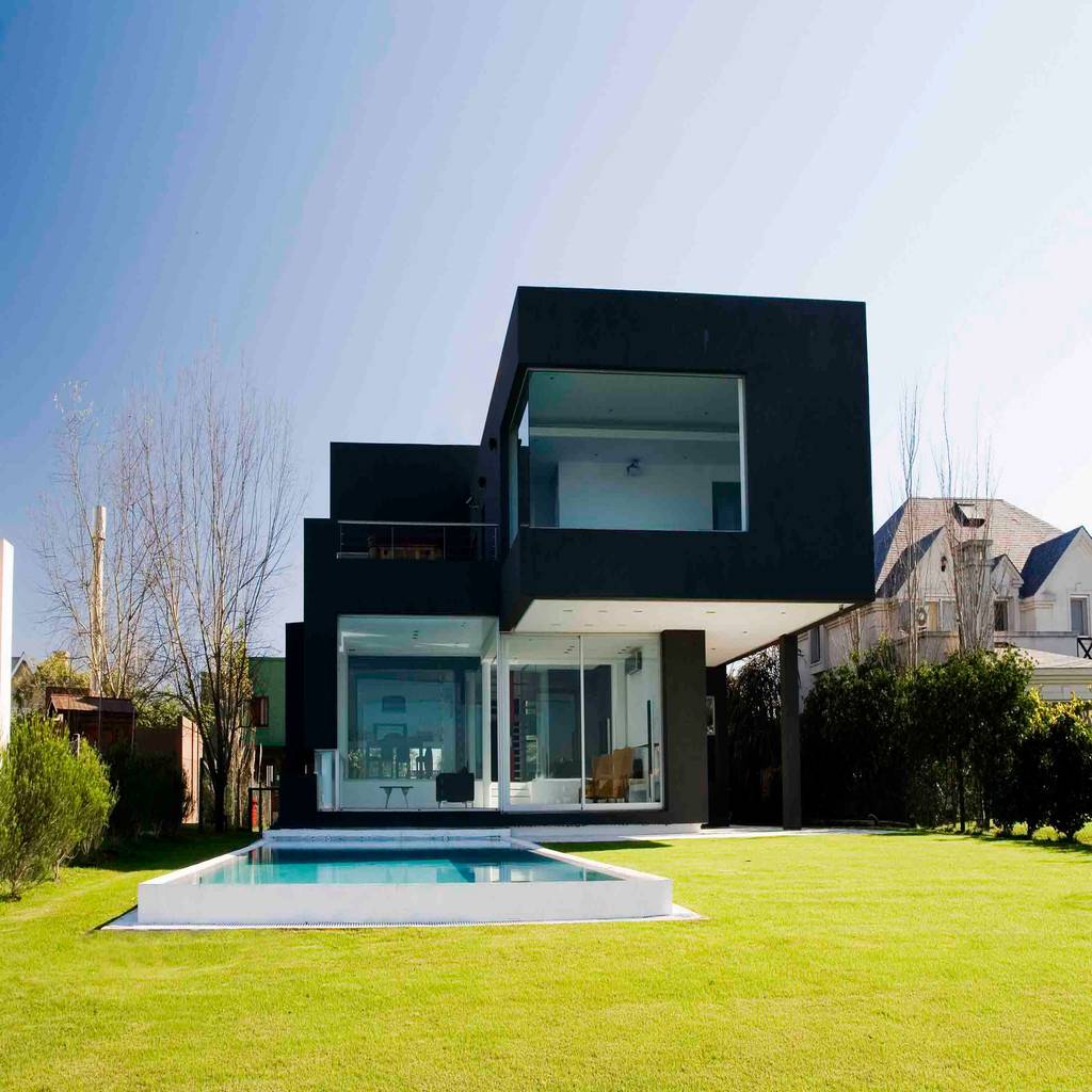 Casa negra casas modernas: ideas, imágenes y decoración de remy