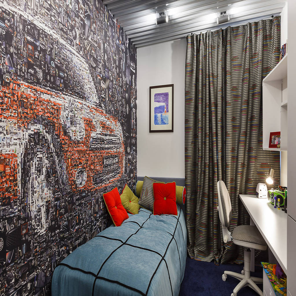 Dormitorios infantiles modernos de юдин и новиков дизайн-студия moderno