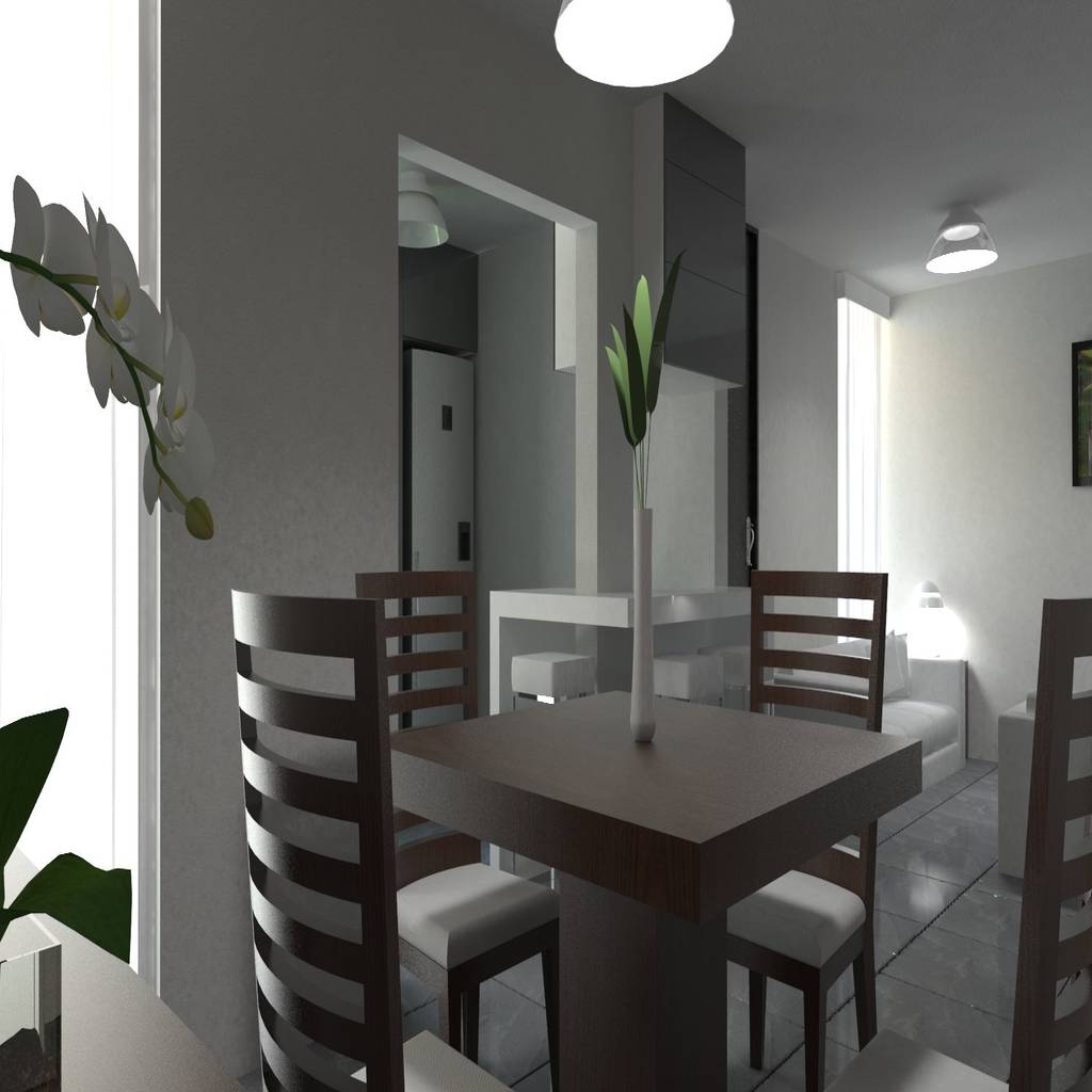 Comedor idea studio arquitectura comedores modernos blanco | homify