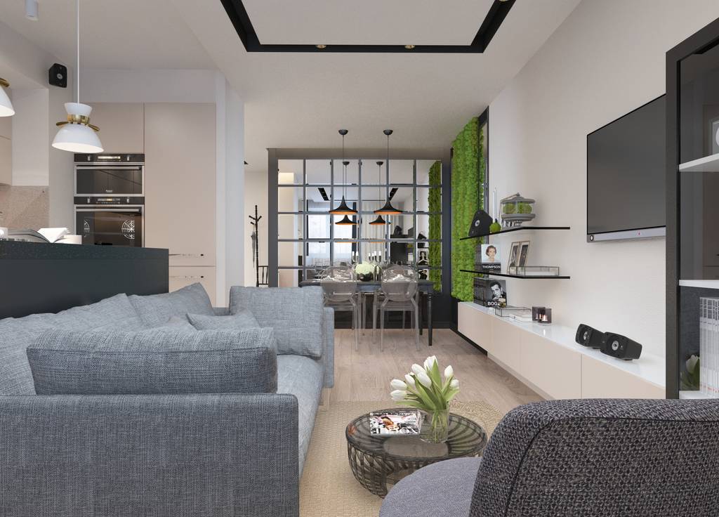 Дизайн-проект квартиры для молодой целеустремленной девушки., катя ...