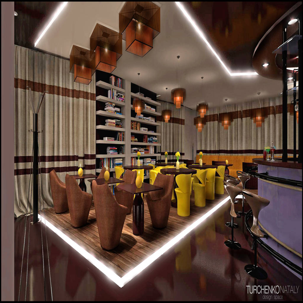 모던 스타일 바 & 클럽 by tur4enkonataly design space 모던 | 호미파이 & homify