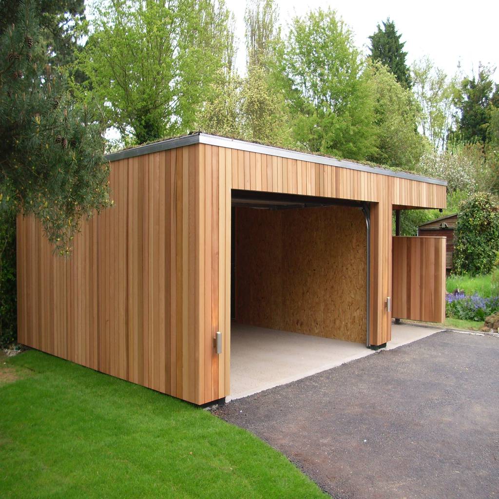garaje prefabricado madera
