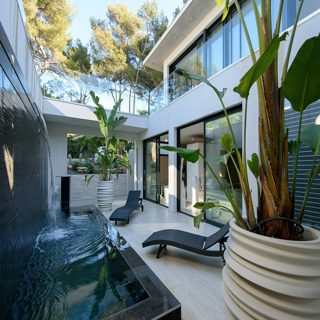 Villa gp frederique legon pyra architecte spa moderne | homify