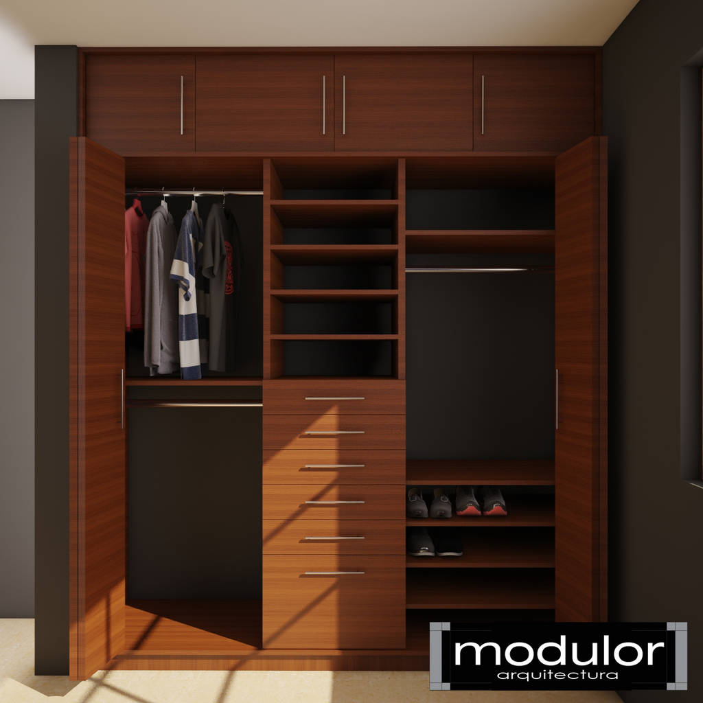 Closets carrillo, modulor arquitectura | homify