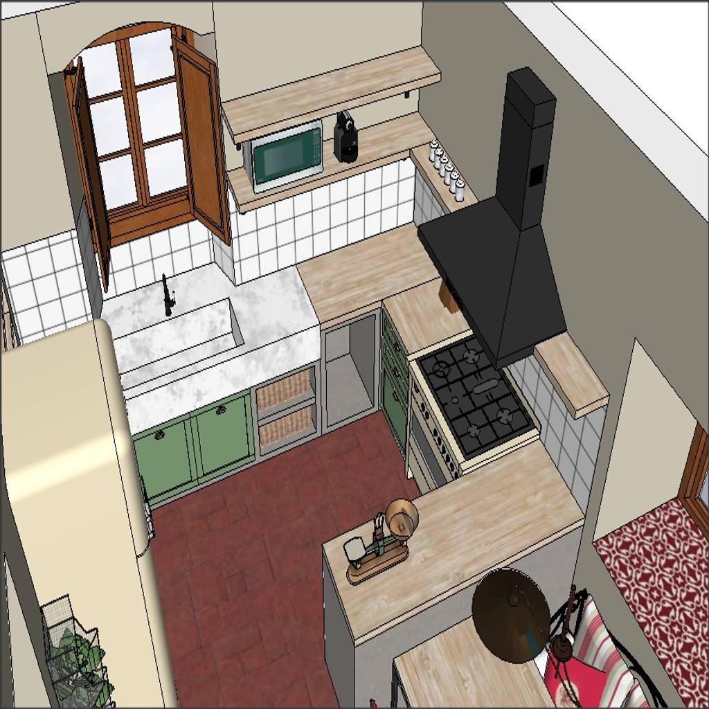 Proyecto - cocina de campo platz cocinas rurales madera multicolor | homify