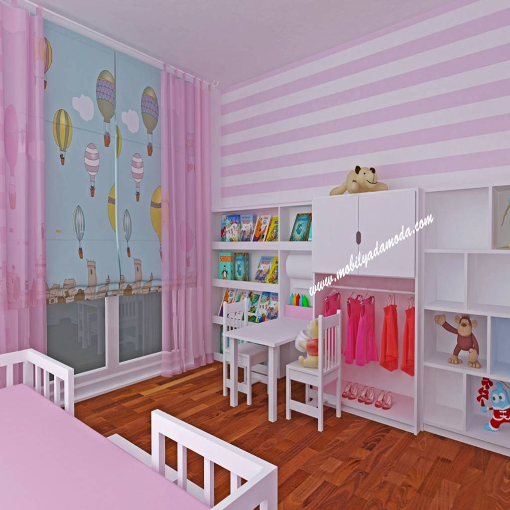 Montessori bebek çocuk odası modern çocuk odası mobi̇lyada